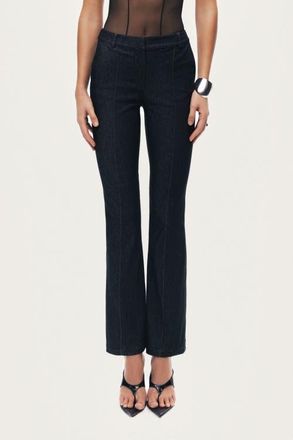 Nocturne High-Rise Tailored Straight-Leg Pants in Black at Nordstrom, Size X-Small Eu