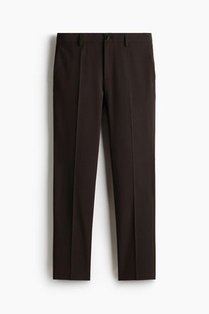 H&M Elegante Hose in Slim Fit - Dunkelbraun
