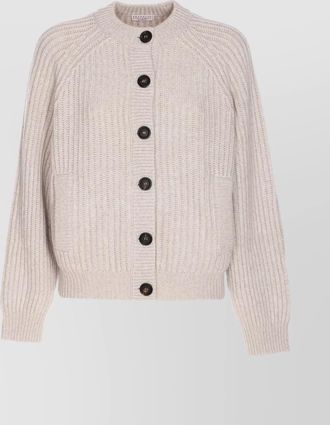 Brunello Cucinelli long sleeve cardigan pockets