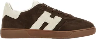 Hogan Low-Top Sneakers with White Suede H Logo