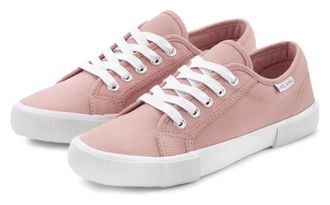 Lascana Sneaker LASCANA, Damen, Gr. 35, rosa (altrosa), Obermaterial: 100% Textilmaterial. Decksohle: 100% Textilmaterial. Futter: 100% Textilmaterial. Laufso