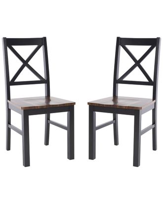 Safavieh Set Of 2 Akash Dining Chairs