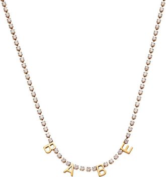 Alex and Ani Babe Tennis Chain Necklace in Gold at Nordstrom