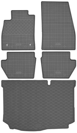 OEM Ford Fiesta Viii Hatchback Desde Julio De 2017. Juego: Alfombrillas De Goma Para Coche + Alfombrilla Para Maletero