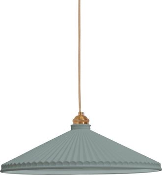 Sulion Lámpara de techo de yeso color verde - elena