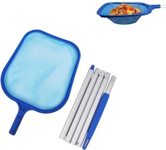OEM Red Para Recoger Algas En Piscinas, 161 Cm De Largo, Con Mango Telesc&oacute;pico, Malla Fina, Piscinas, Spas Y Fuentes, Color Azul