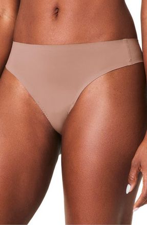 Spanx Fit-to-You Assorted 3-Pack Thongs in Cafe Au Lait/leopard/black at Nordstrom, Size 1