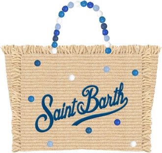 MC2 Saint Barth Tassen, Dames, Geel, ONE Size, Katoen, Colette Bag