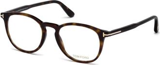Tom Ford Stijlvolle Acetaten Bril - unisex - Brillen - Bruin - 49 MM - Accessoires