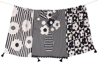 Tiramisu Modern Graphic Floral Kitchen Towel Set