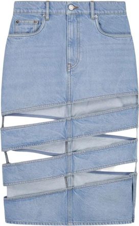 Coperni Skirts Blue - Dames - Spijkerrokken - Blauw - XS - Katoen - Rokken