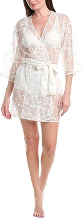 Flora Nikrooz Solid 3D Embroidered Wrap
