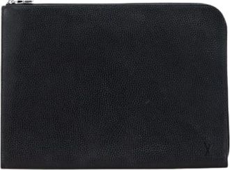 Louis Vuitton Pre-owned Clutches, male, Black, Size: ONE SIZE Pre-owned Pochette Jour GM Taurillon Clutch Bag
