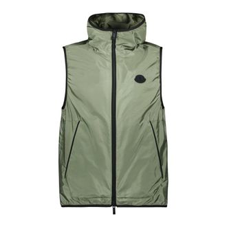 Moncler Vests, male, Green, Size: 3XL Moretan Vest