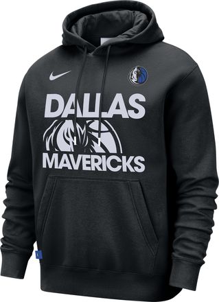 Nike Dallas Mavericks Club Courtside Nike Mens NBA Pullover Hoodie in Black | FZ7689-010