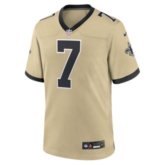 Nike Taysom Hill New Orleans Saints Nike Mens NFL Game Jersey in Yellow | 67NM0EBM7WF-NZ9