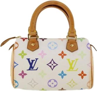 Louis Vuitton Pre-owned Mini Bags, female, Multicolor, Size: ONE SIZE Pre-owned Canvas Mini Bag