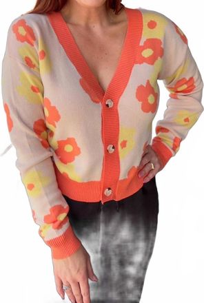 Fate Flower Power Sweater In Multicolor