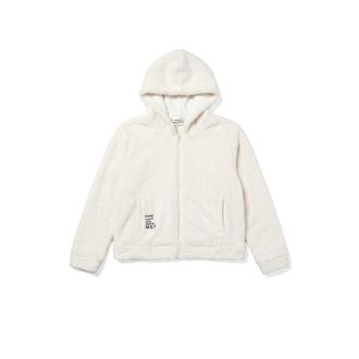 Freddy Felpa donna in pile teddy con zip e cappuccio