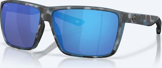 Costa Unisex Rincon Ii Polarized Sunglasses In Deep Water Camo Blue Mirror