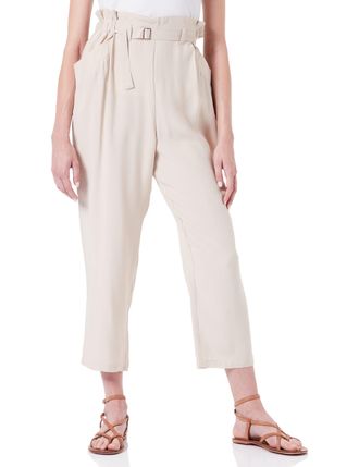 Sisley Sisley Womens Trousers 4B5FLF015 Shorts, Creamy White 38U, 34