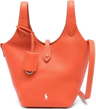 Polo Ralph Lauren Borsa tote Polo Play piccola - Arancione
