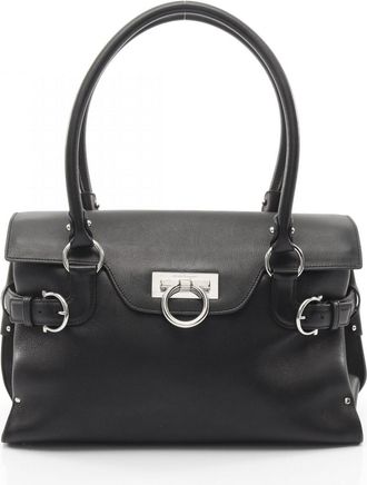 Ferragamo Leather Handbag (Pre-Owned)