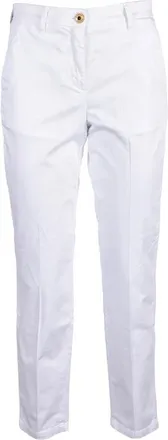 Jacob Cohen Cotton Stretch Trousers - White