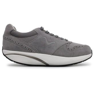 Mbt Yuna Suede Mesh Womens Low Top Trainers - Grey - Size:UK 3.5