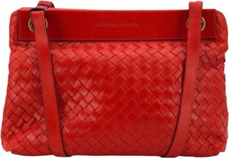 Bottega Veneta Bottega Veneta Vintage leren draagtas Intrecciato