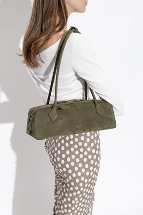 Alaia Le Teckel Medium Bag, Womens, Green