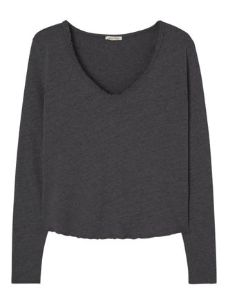 American Vintage Sonoma V-neck T-shirt - Black