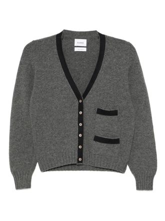 Barrie The Ribbon cardigan - women - Lambs Wool - L - Grey