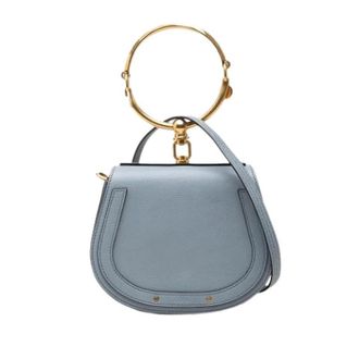 Chlo&eacute; Pre-owned Nile - Dames - Vintage Handtas - Blauw - ONE Size - Leer - Vintage