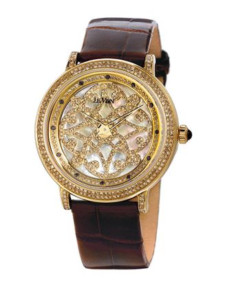 Le Vian Womens Medallion Diamond Watch