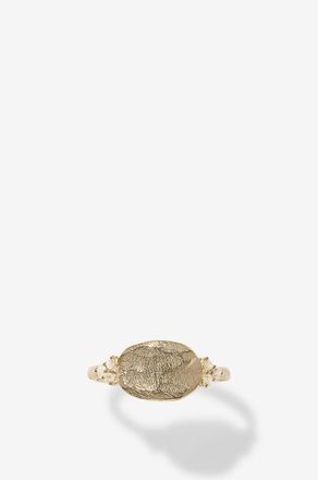 Pascale Monvoisin Gelbgold-Ring mit Diamanten Gaby N&deg;2