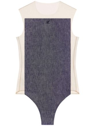 Courr&egrave;ges Body Illusion denim - Blu