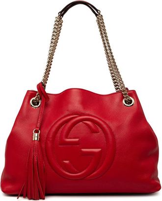 Gucci Pre-owned Gucci Medium Calfskin Soho Chain Tote Ladies KG8KZ75DSU2TN8FW