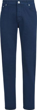Brunello Cucinelli Lightweight denim trousers in Navy Blue at Nordstrom, Size 44 It