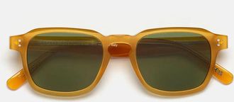 Retro Superfuture Sunglasses Luce Sereno Xy8 Yellow/Green Unisex