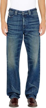 Diesel Regular Jeans High Waist 1991 D-Voeed, Dark blue, Button fly