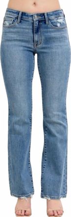 Judy Blue Mr Vintage Boot Cut Jeans In Blue