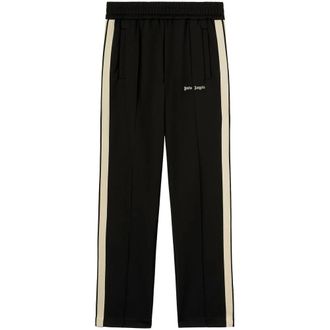 Palm Angels Heren, Broeken, Zwart, Maat: M Katoen