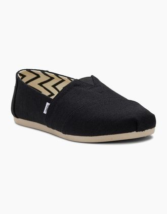 Toms Toms Womens Alpargata Womens Slip On Shoes - Black - Size: 5