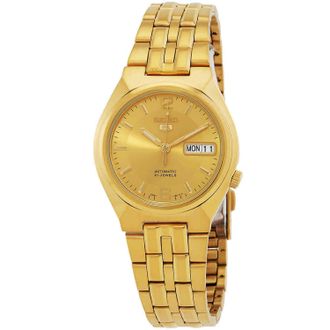 Seiko Mens Seiko 5 Gold Round 38mm