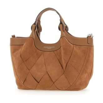 Gianni Chiarini Tote Bags, female, Brown, Size: ONE SIZE Dua Handbag