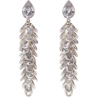 Freya Rose Crystal Long Drops in Silver at Nordstrom