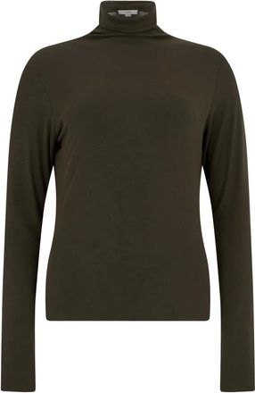 Vince Top a collo alto a manica lunga - - Tops - Donna - Verde - XS