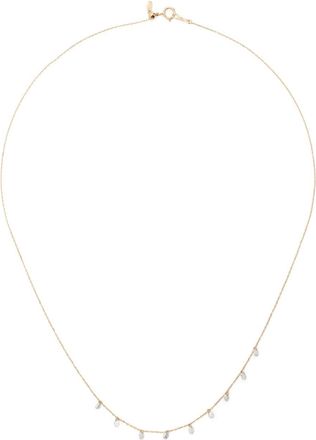 Persée 18K Yellow Gold Danaé Nine Diamonds Necklace - Womens - Diamond/18kt Gold