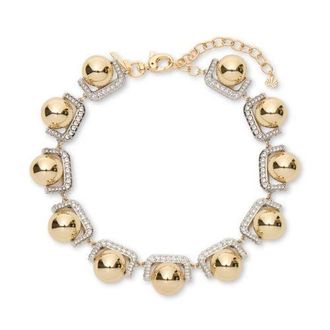 Lele Sadoughi Pinball Pave Necklace in Crystal 100 at Nordstrom